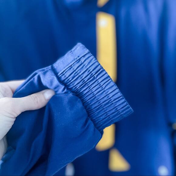 Vintage 90s preppy luxe lightweight all weather sailing jacket large size L - Picture 7 of 10